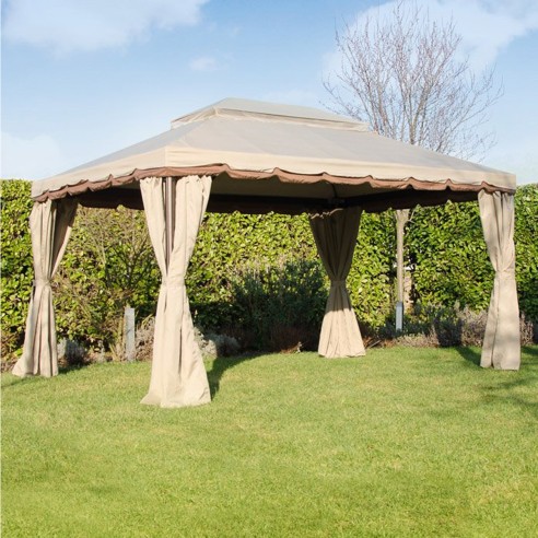 Gazebo-giardino-Roma-in-alluminio-ecrù-3x3cm