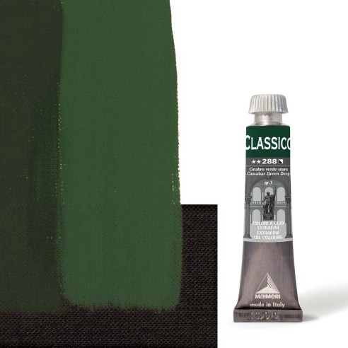 colori-olio-extrafini-maimeri-classico-60-288-Cinabro verde scuro