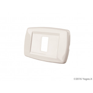 Placca-1-foro-in-tecnopolimero-Basic-Poly-Pool 2