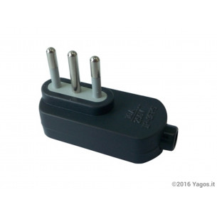 Spina-piatta-salvaspazio-16A-250V-Electraline 2