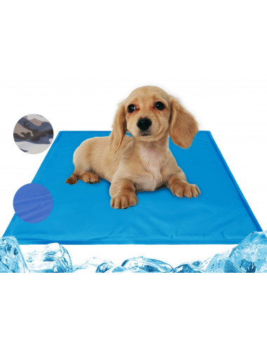 Tappetino rinfrescante per cani e animali domestici traspirante 100 x 70 cm tappetino per dormire in seta ghiacciata per cani e gatti per rimanere freschi tappetino rinfrescante per l’estate