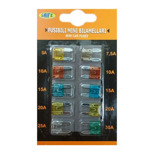 Fusibili mini bilamellari assortiti Saife