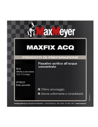 Fissativo acrilico concentrato MAXFIX ACQ