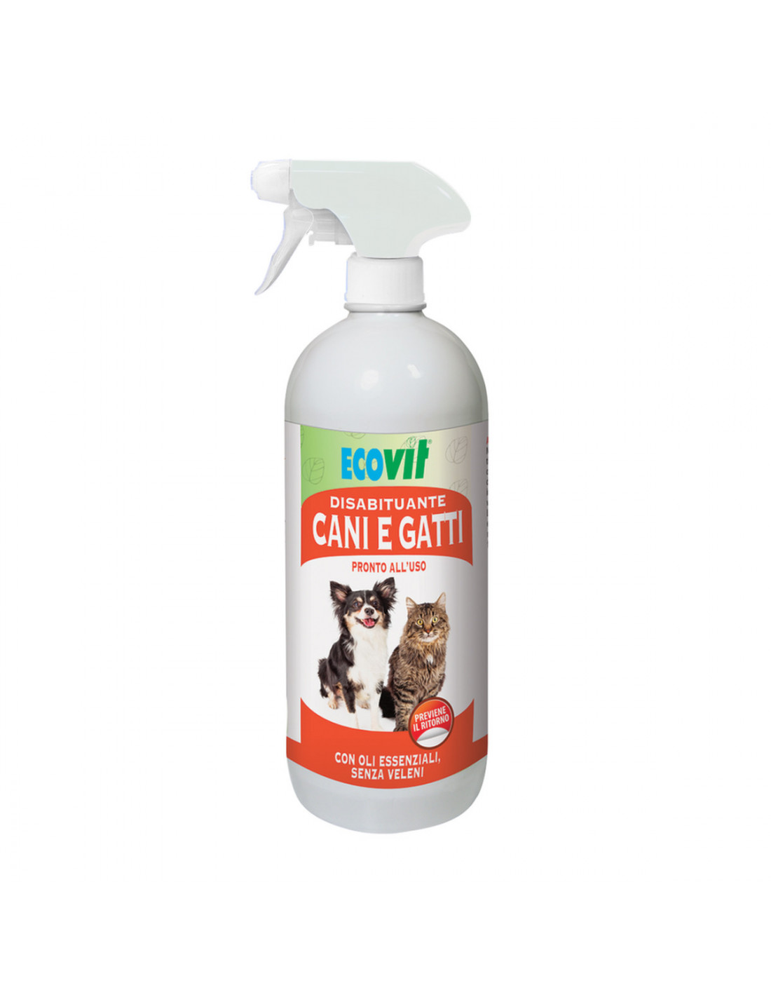 Disabituante cani e gatti liquido Ecovit con oli essenziali senza veleni