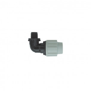 Gomito a 90 gradi maschio Plasson diam. 20