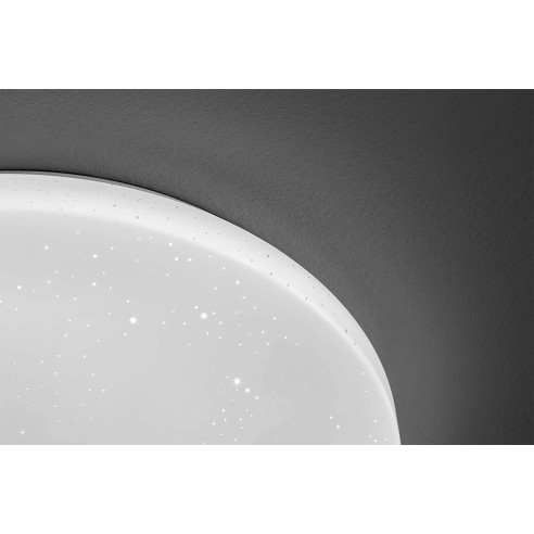 Plafoniera-LED-Pogliola-bianco-dettaglio