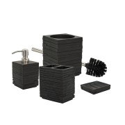 set-accessori-bagno-quadrotto-nero