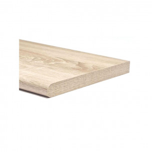 Mensola legno stondata 80x20cm Kimono 2