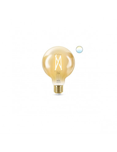 Lampadina WiZ Signify LED globo filamento ambra G95 E27 WiFi