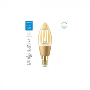 Lampadina-LED-oliva-filamento-ambra-C35-E14-WiFi 2