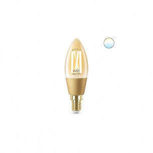 Lampadina-LED-oliva-filamento-ambra-C35-E14-WiFi