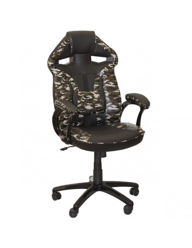 Sedia-ufficio-ergonomica-modello-Gaming-mimetica