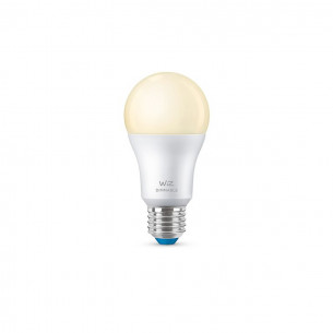 Lampadina-LED-a-goccia-bianco-tenue-A60-E27-WiFi-WiZ