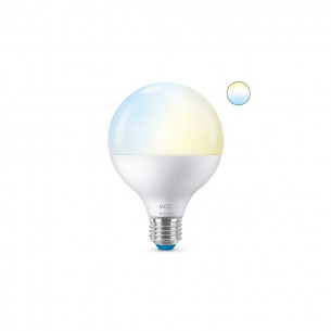Lampadina riflettore e globo LED G95 luce bianca regolabile E27 WiFi WiZ