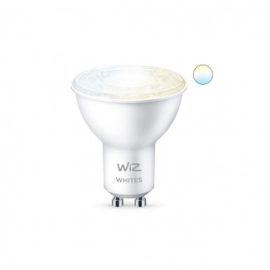 Lampadina spot PAR16 LED luce bianca regolabile faretto GU10 WiFi WiZ Signify