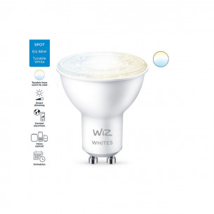Lampadina spot PAR16 LED luce bianca regolabile faretto GU10 WiFi WiZ Signify 2