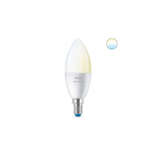 Lampadina oliva LED luce bianca regolabile C37 Candela E14 WiFi smart WiZ Signify