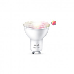 Lampadina LED RGB GU10 luce colorata e bianca dimmerabile WiFi WiZ Signify