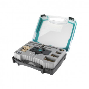 Set per giunzioni nascoste con dima e valigetta accessori 4642000 Wolfcraft 2