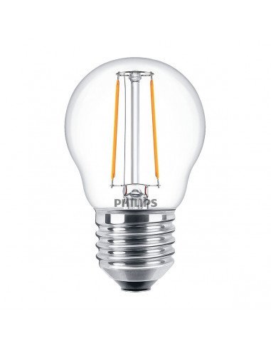 Lampadina LED filamento a sfera E27 P45 25 W Philips LED risparmio  energetico