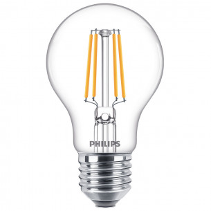 Lampadina LED a goccia E27 con filamento A60 100 W Philips