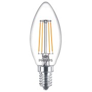 Lampadina LED oliva E14 a filamento B35 60 W Philips