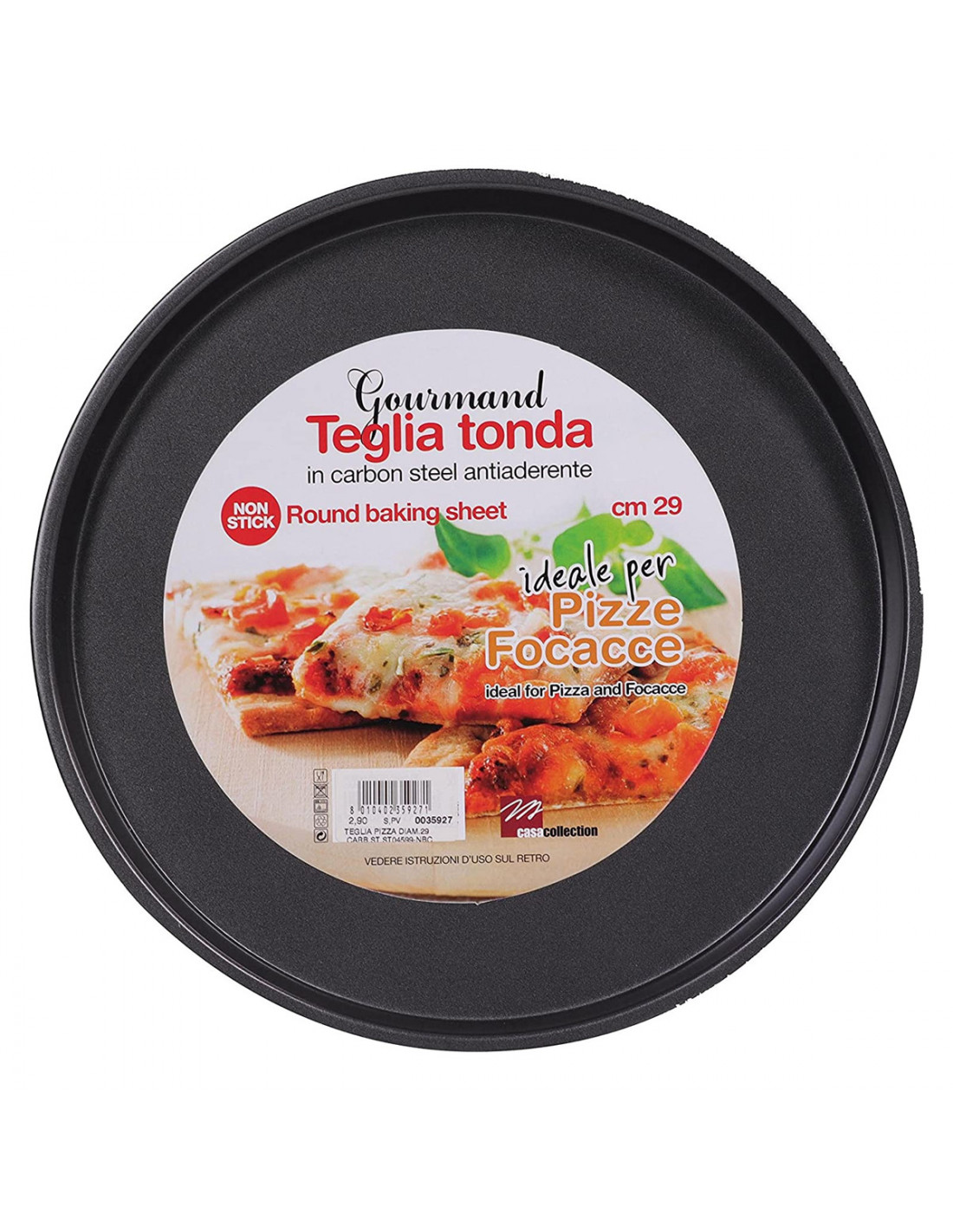 Teglia pizza tonda – Steel Pan – OFFICIAL STORE