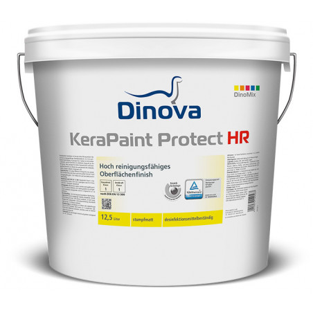 Pittura con finissime particelle di ceramica, opaca per colori pastello KERAPAINT PROTECT HR Dinova