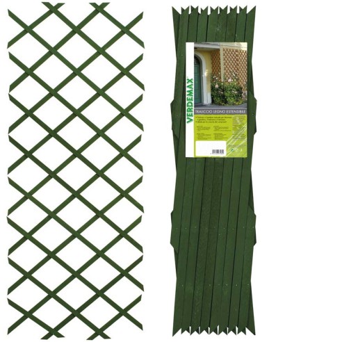 Traliccio estensibile legno di pino verde