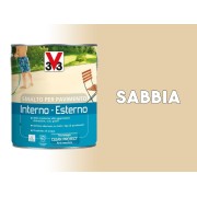 Smalto per pavimento interno esterno V33 cemento calcestruzzo 2,5 L sabbia