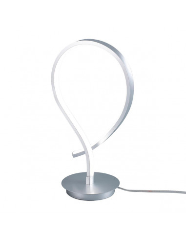 Lampada-tavolo-LED-integrato-Kiley-argento
