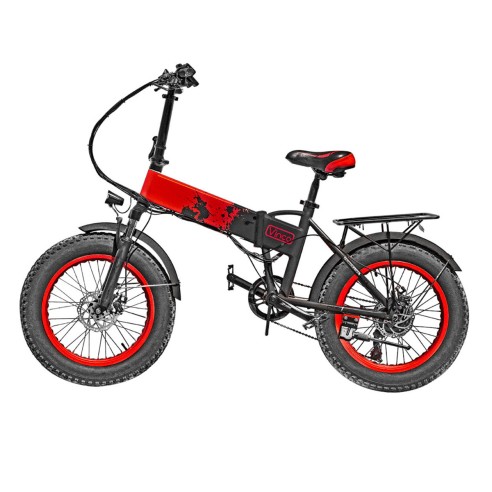Bicicletta elettrica con pedalata assistita E-Bike Vinco Red Super Prezzo