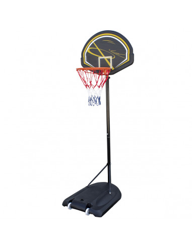 Canestro da basket portatile con ruote altezza regolabile 220 cm