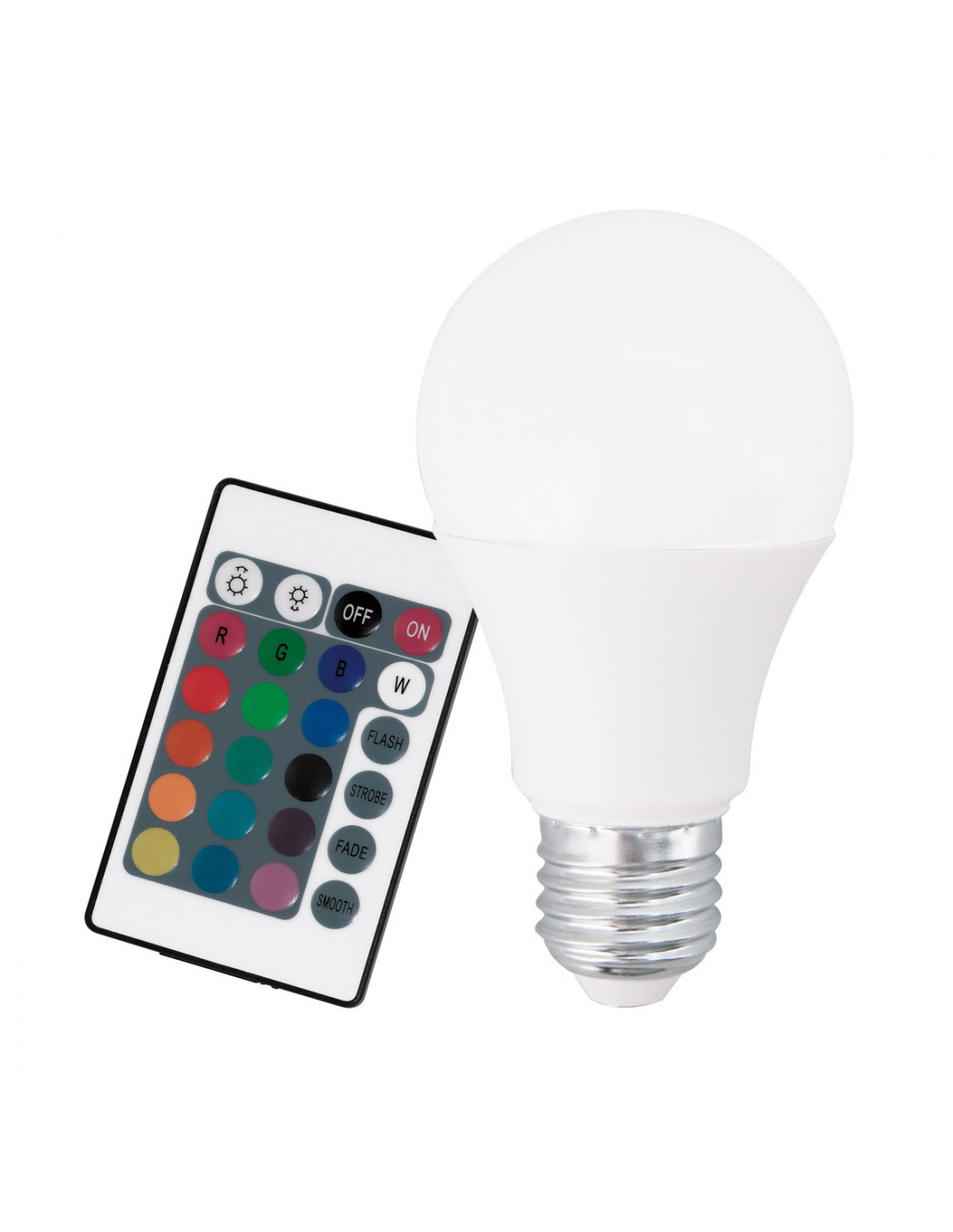 Lampadina LED Smart RGB E27 9W dimmerabile con telecomando Eglo
