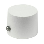 Terminale modello tappo bianco