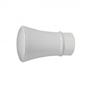 Terminali per bastone tende in metallo 2pz D. 20mm Tromba 2