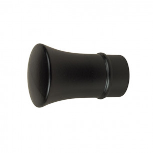 Terminali per bastone tende in metallo 2pz D. 20mm Tromba 2
