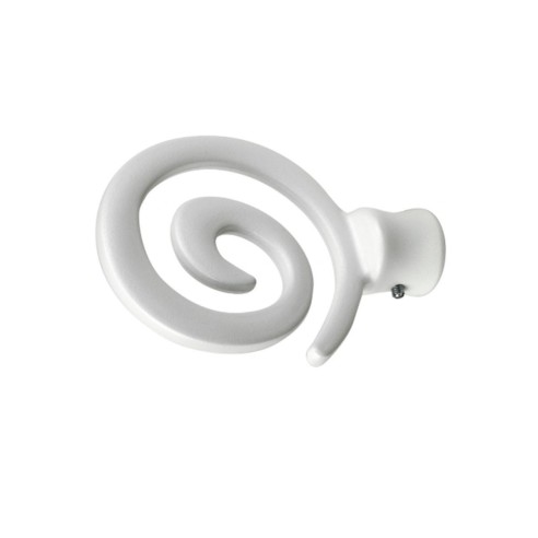 pomolo spirale bianco errebi