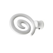 pomolo spirale bianco errebi