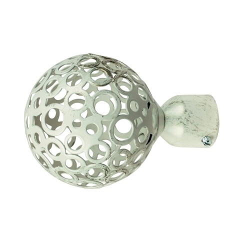 pomolo bastone tenda boccia fiore errebi avorio oro