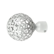 pomolo bastone tenda boccia fiore errebi bianco