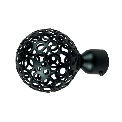 pomolo bastone tenda boccia fiore errebi nero