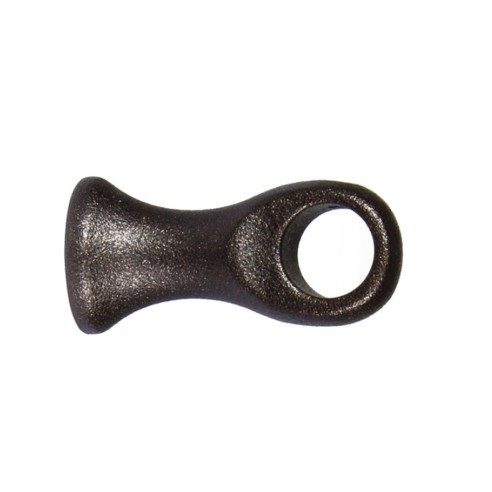 Supporto da 50mm ruggine per bastone tenda D. 13mm Errebi