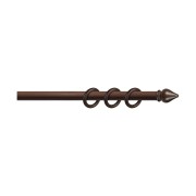 Bastone per tenda in legno D. 28mm Noce Errebi