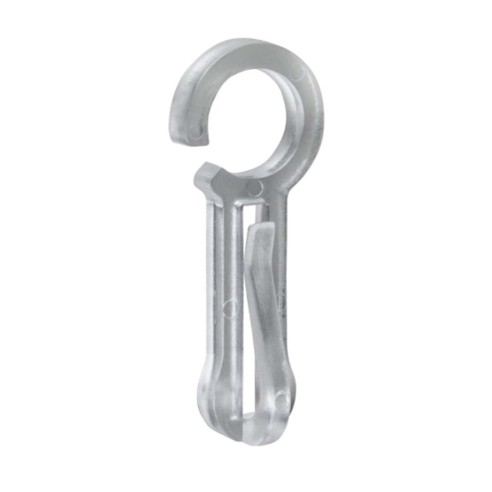 Gancio pvc per anello tende legno 8pz Errebi