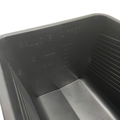 Secchio per idropittture con porta pennello