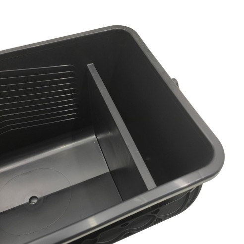 Secchio per idropittture con porta pennello