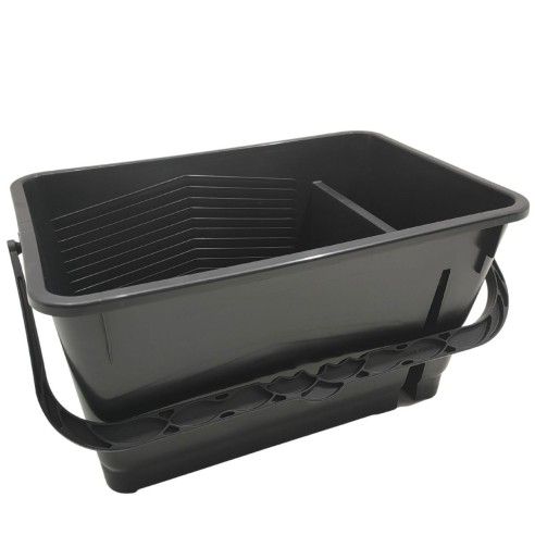 Secchio per idropittture con porta pennello