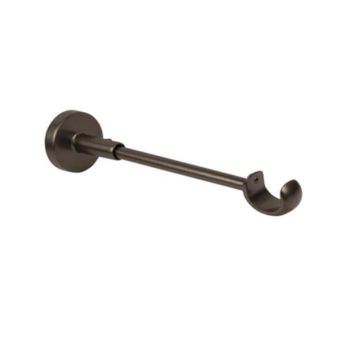 Supporto singolo aperto bronzo per bastone tende D. 16mm metallo