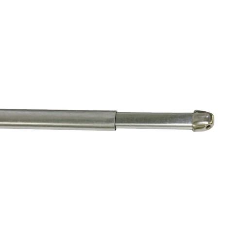 Bacchetta per tende cromo D. 11 mm piatta, a vite